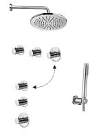 Комплект для душа PAFFONI Modular Box KITMB018CRKING