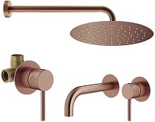 Комплект для душа Plumberia Selection IXO KITXO01RS210