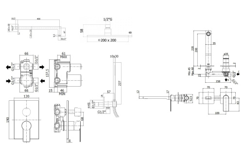 Комплект для душа Paffoni Tango KITTA018SCR105 фото 9