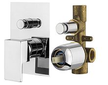 Комплект смесителя для душа Plumberia Selection KITTG1001CR