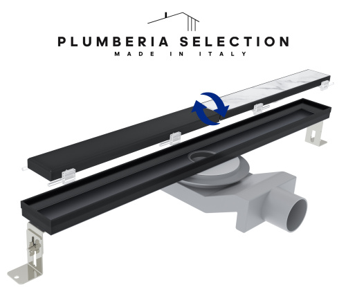 Душевой трап PLUMBERIA SELECTION PSL LINEAR PSL60NO фото 3