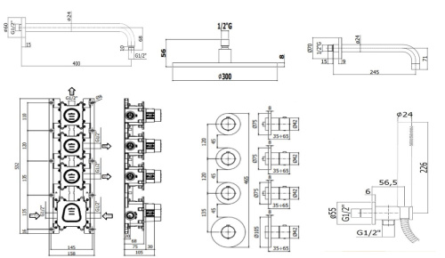 Комплект для ванны PAFFONI Modular Box KITMB019HGSP141KING фото 2
