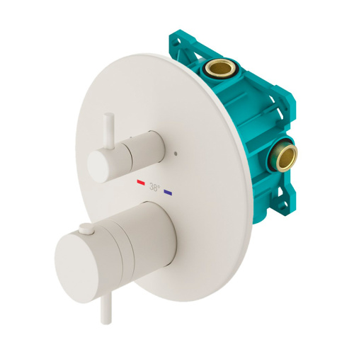 Комплект смесителя для душа с коаксиальным термостатом Plumberia Selection KITPSB1803BO