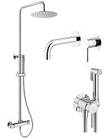 Комплект для душа Plumberia Selection IXO KITZXO6302CR210