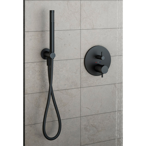 Комплект смесителя для душа с коаксиальным термостатом Plumberia Selection KITPSB1803NO фото 6