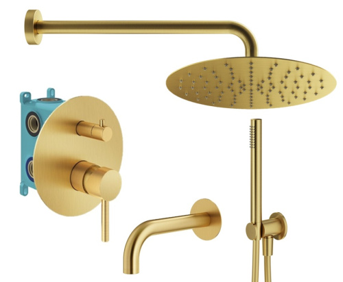 Комплект для душа Plumberia Selection IXO KITXO19OB60