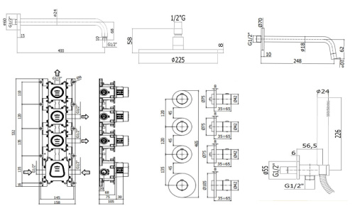Комплект для ванны PAFFONI Modular Box KITMB019HG046 фото 2
