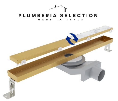 Душевой трап PLUMBERIA SELECTION PSL LINEAR PSL70OB фото 4
