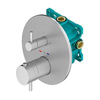 Комплект смесителя для душа с коаксиальным термостатом Plumberia Selection KITPSB1803CS