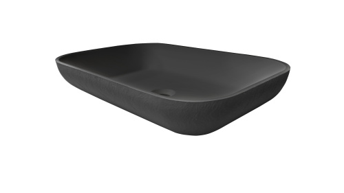 Раковина на столешницу Acquabella ON-TOP RECTANGLE SLATE NEGRO