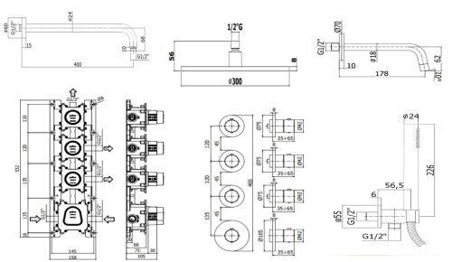 Комплект для ванны PAFFONI Modular Box KITMB019CR045KING фото 2