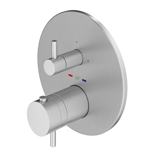 Комплект смесителя для душа с коаксиальным термостатом Plumberia Selection KITPSB1803CS фото 4