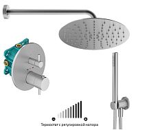 Комплект для душа Plumberia Selection IXO KITPSС1802CS