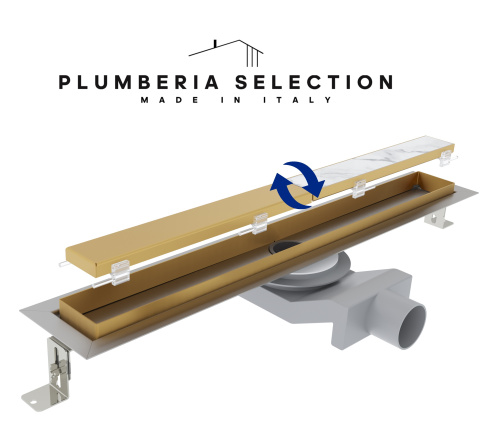 Душевой трап PLUMBERIA SELECTION PST IN-TILE PST80OB фото 3