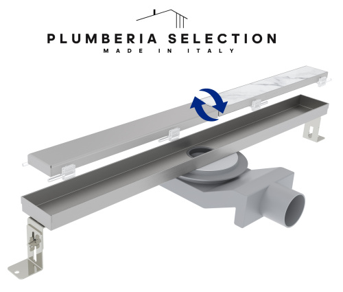 Душевой трап PLUMBERIA SELECTION PSL LINEAR PSL50MT фото 3