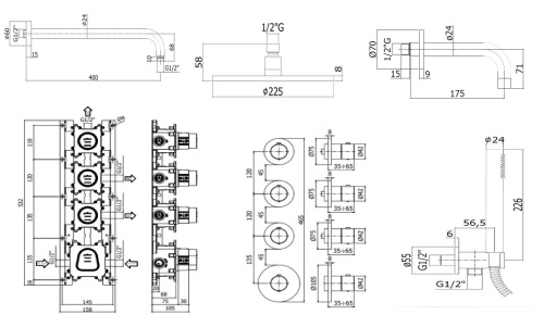 Комплект для ванны PAFFONI Modular Box KITMB019HG139 фото 2