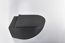 Комплект унитаза с крышкой GALASSIA KIT DREAM 7317NEMT Slim