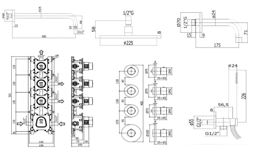 Комплект для ванны PAFFONI Modular Box KITMB019CR139 фото 2