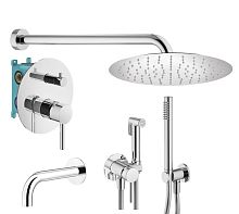 Комплект для душа Plumberia Selection IXO KITZXO19CR60