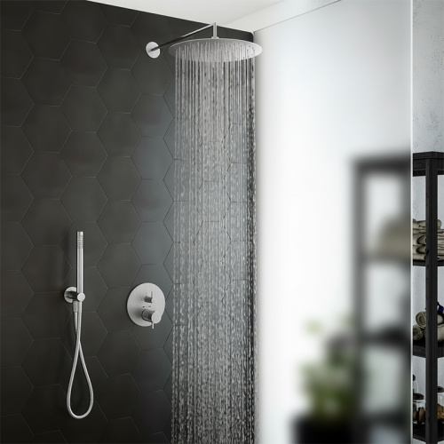 Комплект смесителя для душа с коаксиальным термостатом Plumberia Selection KITPSB1803CS фото 5