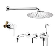 Комплект для душа Plumberia Selection IXO KITZXO01CR210