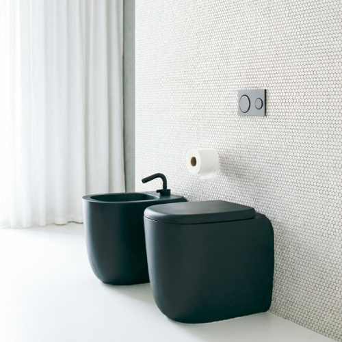 Комплект унитаза с крышкой GALASSIA KIT SUSI 7811NEMT Slim фото 2