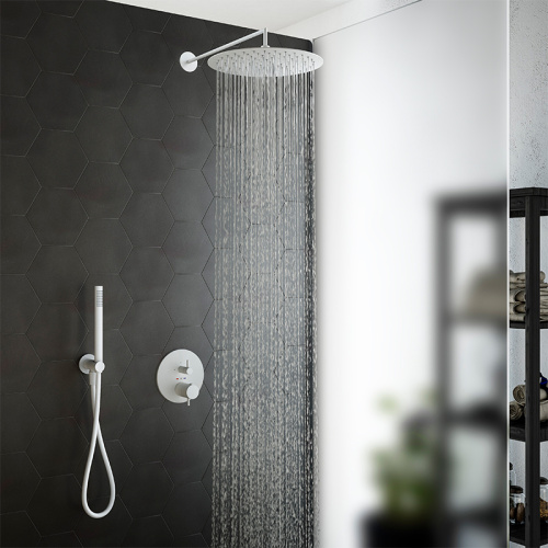 Комплект смесителя для душа с коаксиальным термостатом Plumberia Selection KITPSB1803BO фото 6