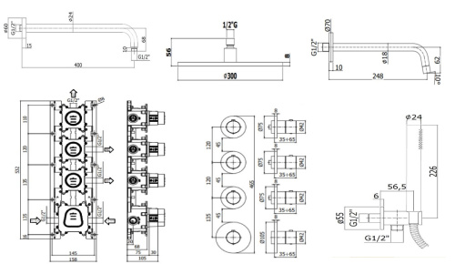 Комплект для ванны PAFFONI Modular Box KITMB019CR046KING фото 2