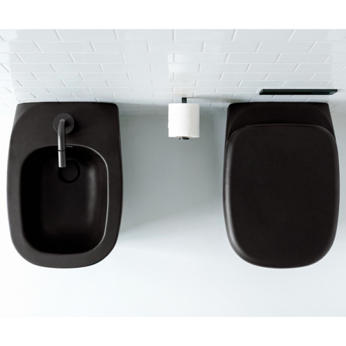 Комплект унитаза с крышкой GALASSIA KIT SUSI 7811NEMT Slim фото 6