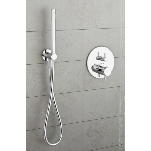 Комплект смесителя для душа с коаксиальным термостатом Plumberia Selection KITPSB1803CR фото 6