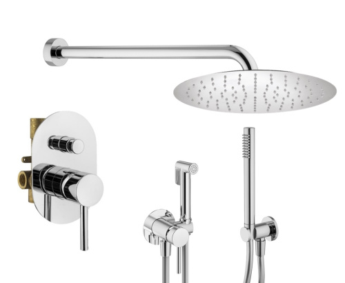 Комплект для душа Plumberia Selection IXO KITZXO15CR