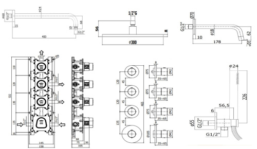 Комплект для ванны PAFFONI Modular Box KITMB019HGSP045KING фото 2