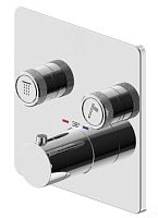 Внешняя часть встраиваемого смесителя для душа Plumberia Selection PSB2902CR