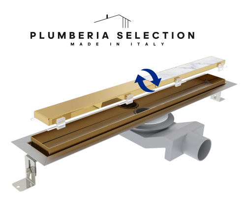 Душевой трап PLUMBERIA SELECTION PST IN-TILE PST60OR фото 3