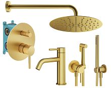 Комплект для душа Plumberia Selection IXO KITZXO18OB53