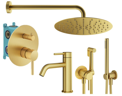 Комплект для душа Plumberia Selection IXO KITZXO18OB53
