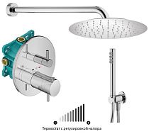 Комплект для душа Plumberia Selection IXO KITPSС1802CR