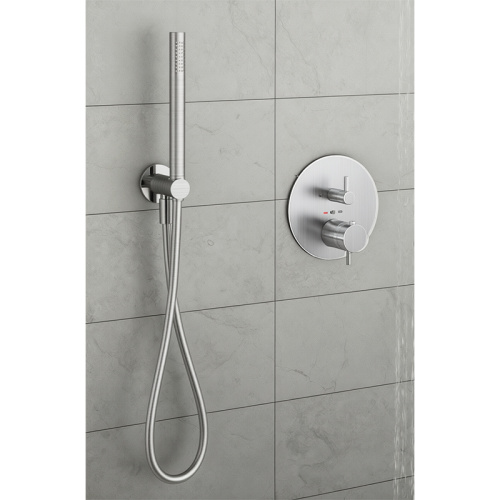 Комплект смесителя для душа с коаксиальным термостатом Plumberia Selection KITPSB1803CS фото 6