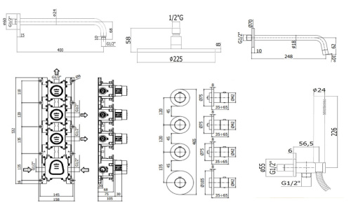 Комплект для ванны PAFFONI Modular Box KITMB019HGSP046 фото 2