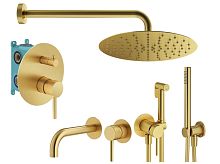 Комплект для душа Plumberia Selection IXO KITZXO18OB210