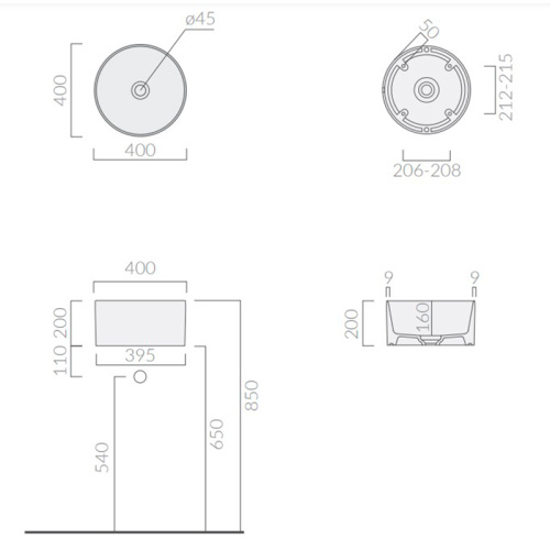 Раковина CORE40 7306SA фото 3