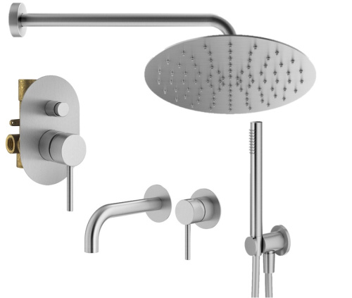 Комплект для душа Plumberia Selection IXO KITXO15CS210