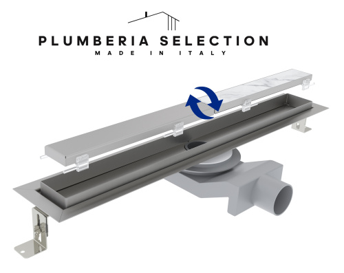 Душевой трап PLUMBERIA SELECTION PST IN-TILE PST80MT фото 3