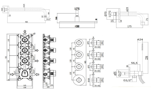 Комплект для ванны PAFFONI Modular Box KITMB019HG139KING фото 2