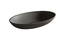 Раковина на столешницу Acquabella ON-TOP OVAL SLATE NEGRO