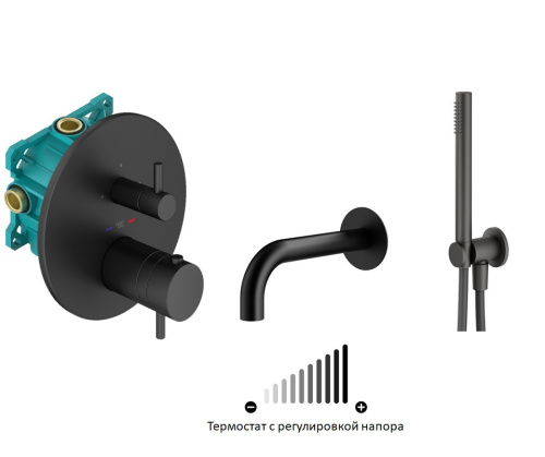 Комплект для душа Plumberia Selection IXO KITPSС02NO